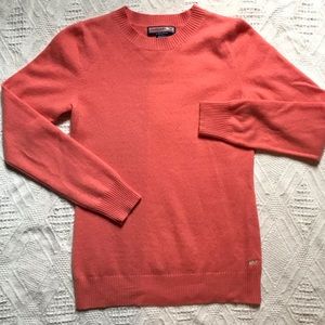 Vineyard Vines Coral Cashmere Sweater